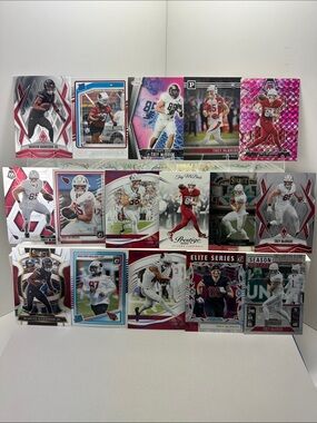 3 Trey McBride/ Marvin Harrison Jr Rookies w/ Nolen Rookie Cardinals lot of 16